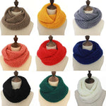 Winter Warm Knitted Snood Scarf In  an Assortment of Exquisite Colours - BELLADONNA