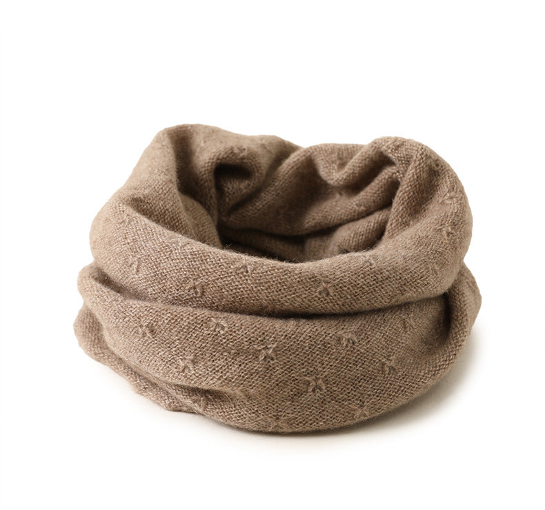 Delicate Cashmere Knit Scarf For Women - BELLADONNA