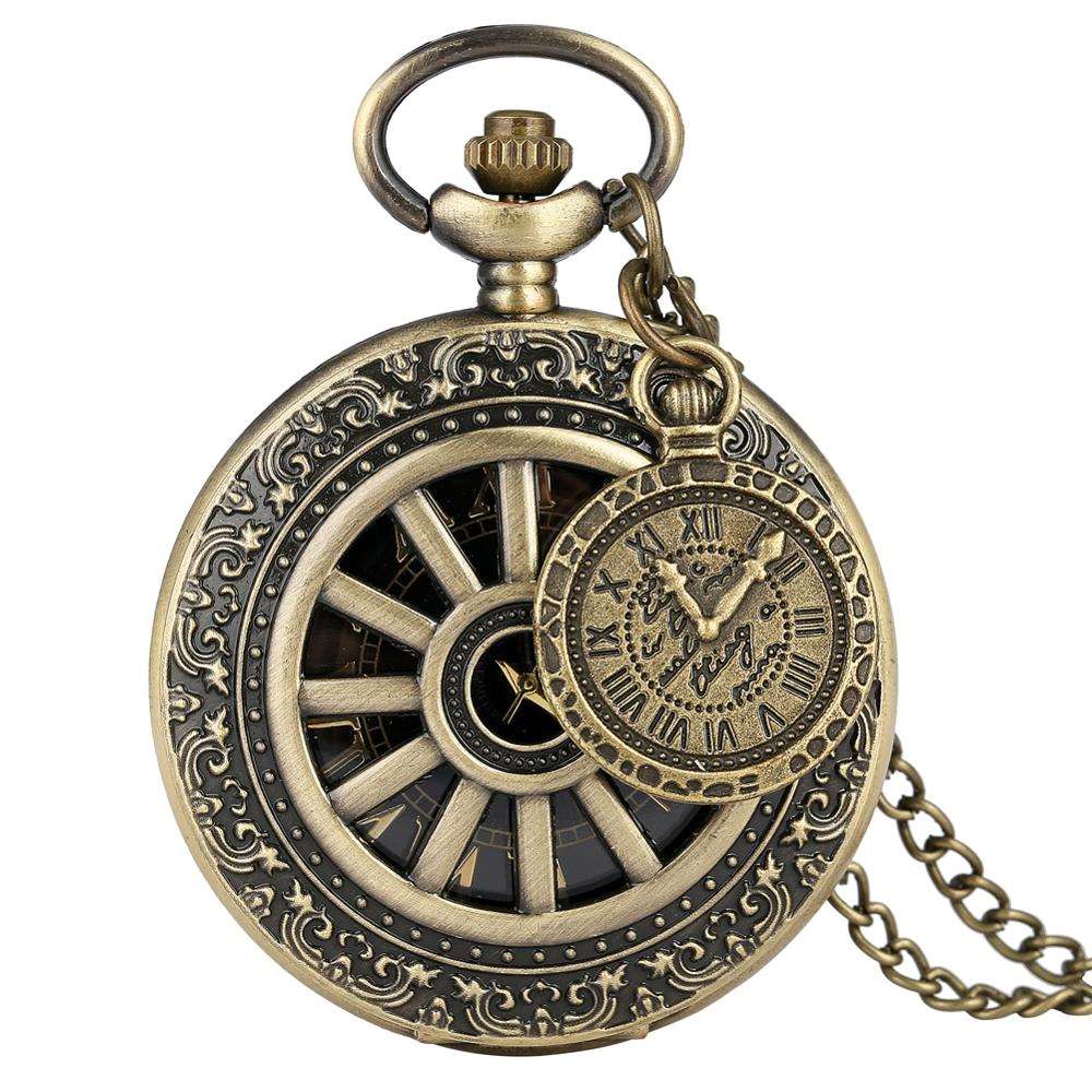 Fantasy Antique Style Hollow Gear Quartz Creative Pocket Watches in 5 Styles - BELLADONNA