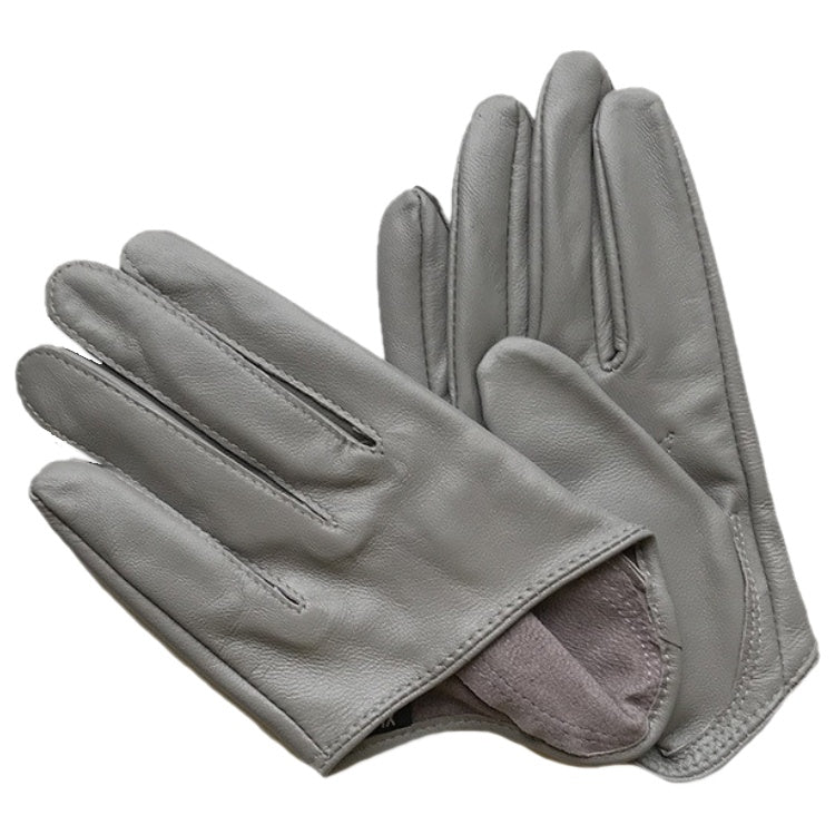 Genuine Soft Sheepskin Leather Short Half Palm Gloves in Gorgeous Colours - BELLADONNA