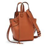 Genuine Leather Small Bucket Handbag with Shoulder Strap in 7 Gorgeous Colours