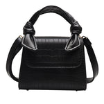 Stylish Day Wear Medium Sized Stone-grained Fashion Handbag in Black, blue Yellow or White