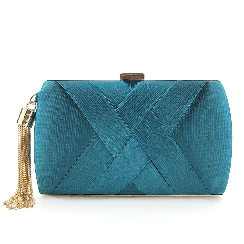 Women's Elegant Dinner Satin Clutch Handbag in Many Gorgeous Colours - BELLADONNA