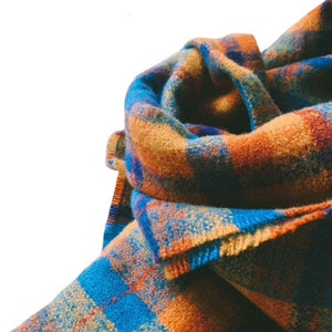 Ladies Winter Warm Cozy Cashmere Scarf or Shawl  In a Gorgeous Blend of Colour - BELLADONNA