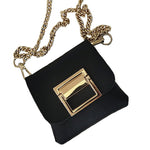 Trendy and Practical Small belt Handbag with Alternative Long Shoulder Strap in Black or White - BELLADONNA