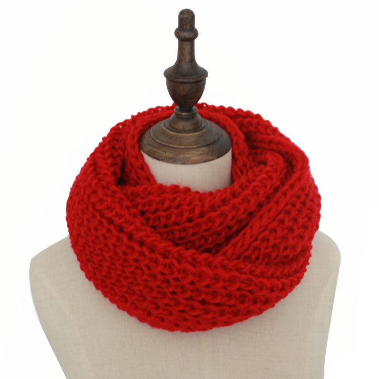 Winter Warm Knitted Snood Scarf In  an Assortment of Exquisite Colours - BELLADONNA