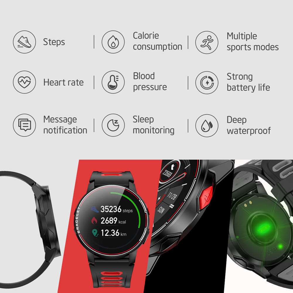 Full Touch Screen Sports Smart Watch - BELLADONNA