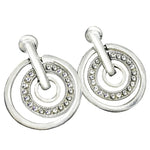 Triple Circle Diamantè Fashion Stud Earrings