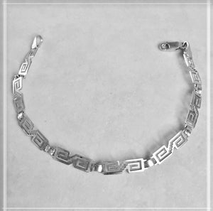 Mexican Aztec Solid .925 Sterling Silver Bracelet - BELLADONNA