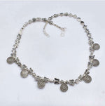 Handmade .925 Sterling Silver Charms Necklace