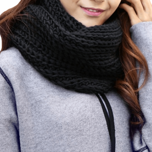 Winter Warm Knitted Snood Scarf In  an Assortment of Exquisite Colours - BELLADONNA