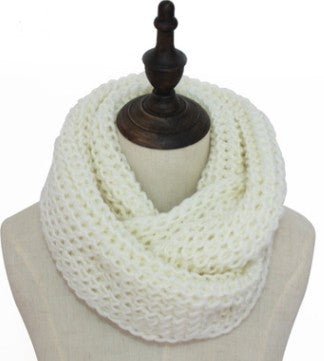 Winter Warm Knitted Snood Scarf In  an Assortment of Exquisite Colours - BELLADONNA