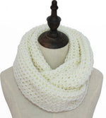 Winter Warm Knitted Snood Scarf In  an Assortment of Exquisite Colours - BELLADONNA