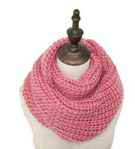 Winter Warm Knitted Snood Scarf In  an Assortment of Exquisite Colours - BELLADONNA