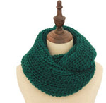 Winter Warm Knitted Snood Scarf In  an Assortment of Exquisite Colours - BELLADONNA