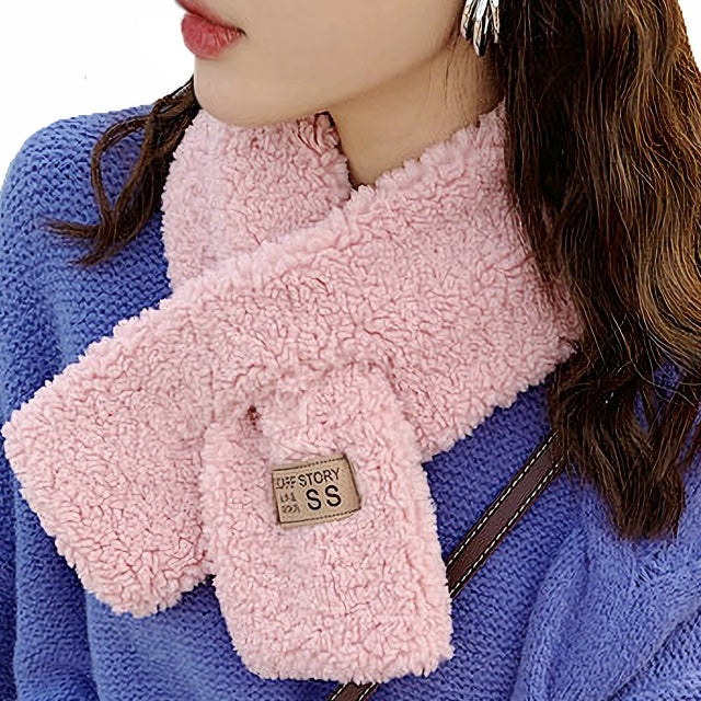 Ultra Soft Winter Warm Faux Lambs Wool Scarf in 8 gorgeous Colours - BELLADONNA