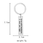 Drive Safe Handsome car Keyring - BELLADONNA