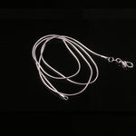 1 mm Snake Bone Silver Plated Chain in Assorted Lengths - BELLADONNA