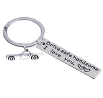 Drive Safe Handsome car Keyring - BELLADONNA