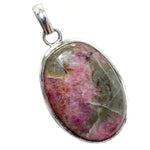 Natural Ruby Ruby Crystal Gemstone .925 Sterling Silver Pendant - BELLADONNA