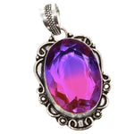 Bi -Colour Tourmaline .925 Silver Pendant - BELLADONNA